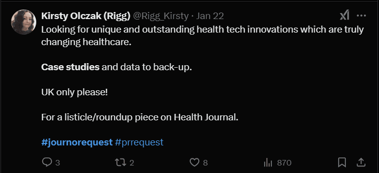 Journo Request Case Study Sample