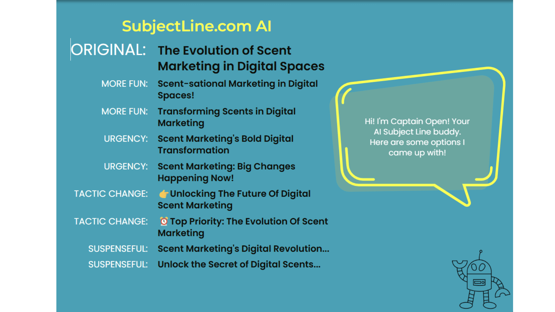 Subjectline Suggestion