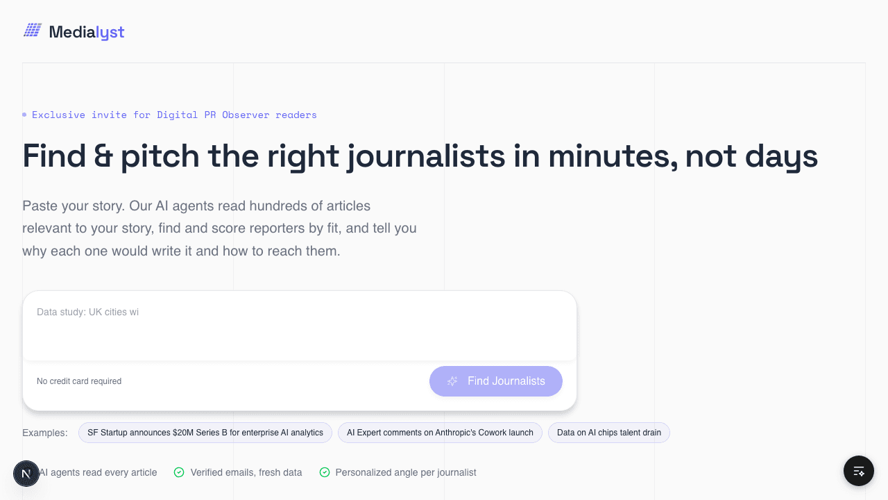 Medialyst Dashboard
