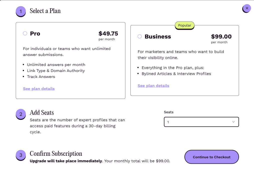 Featured Pricing Monthly Plan