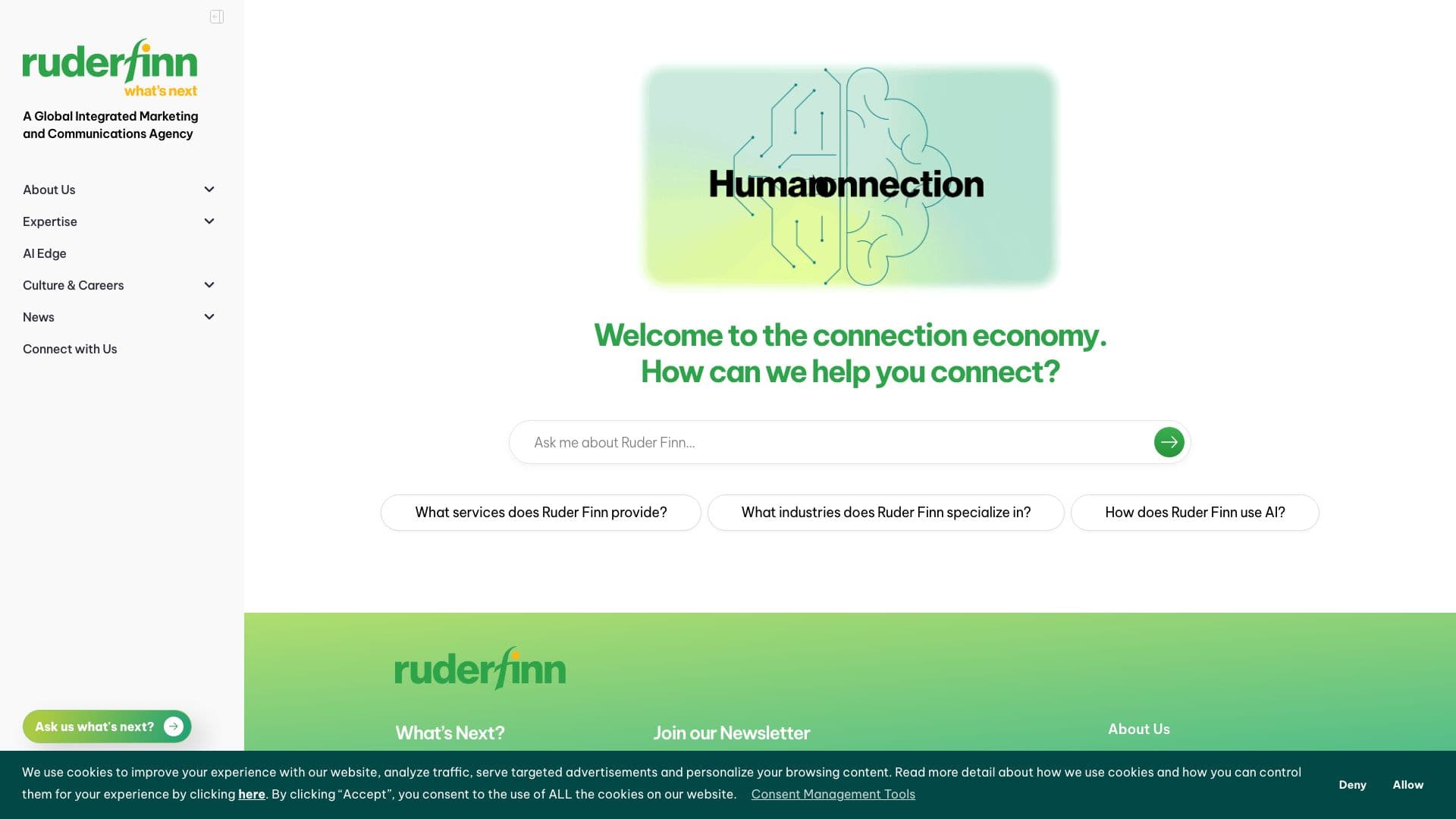 Ruder Finn homepage