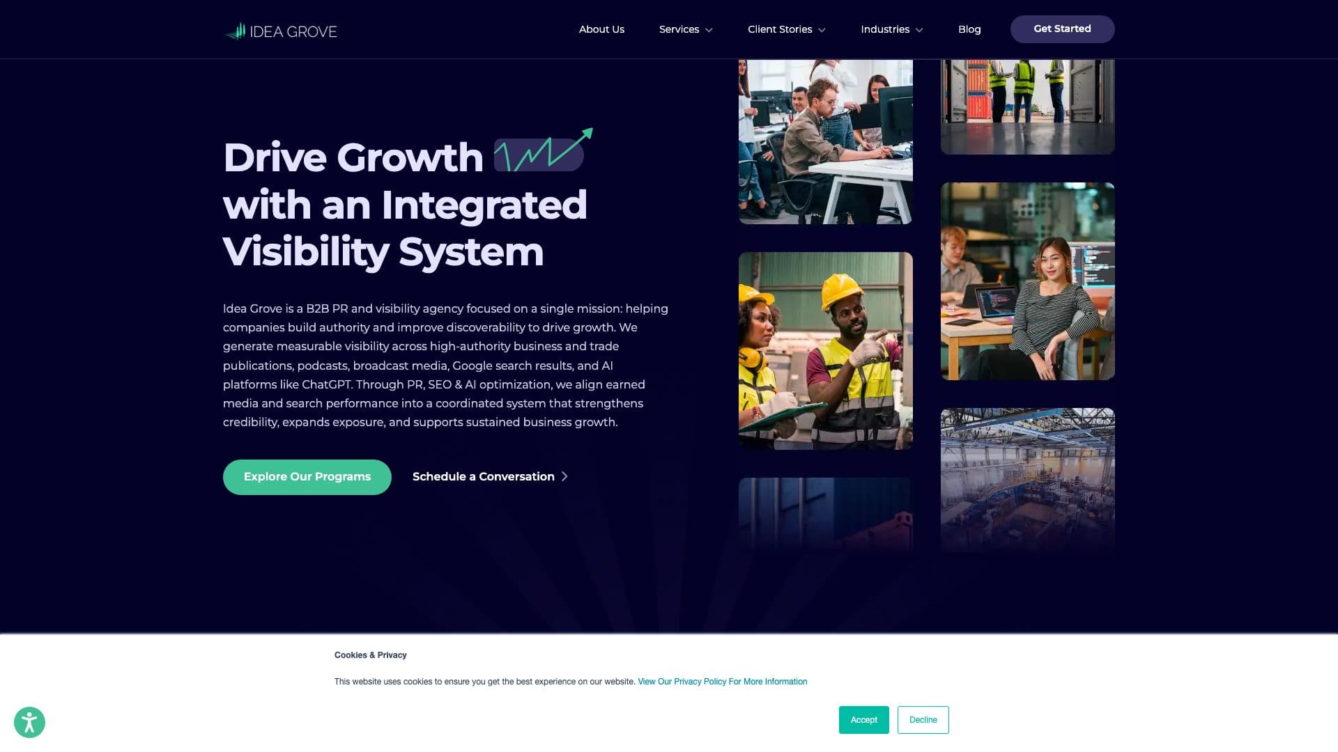 Idea Grove homepage