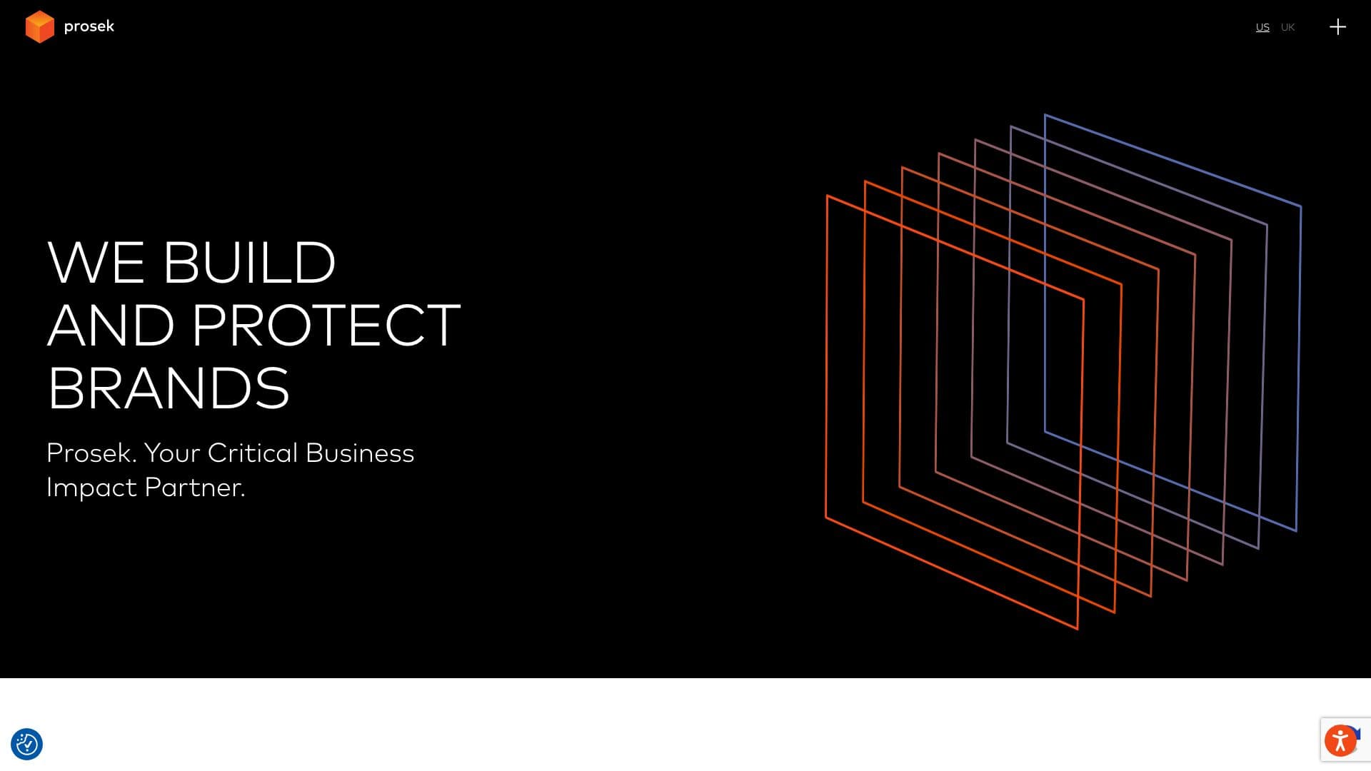 Prosek Partners homepage
