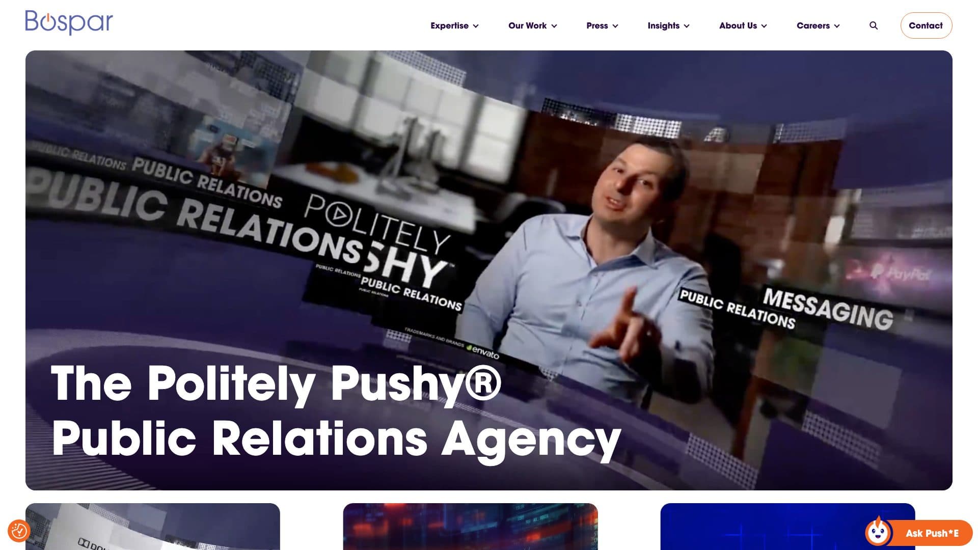 Bospar homepage